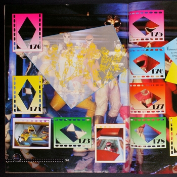 Power Ranger Film Merlin Sticker Album