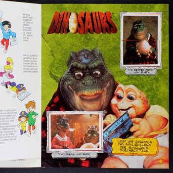 Preview: Dinosaurs Panini Sticker Album komplett