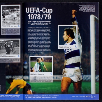 MSV Duisburg 2016 Panini sticker album complete