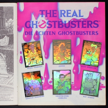 Preview: Ghostbusters Panini Sticker Album fast komplett -1