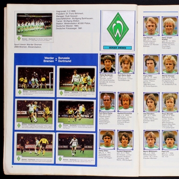 Preview: Fußball 80 Panini Sticker Album komplett - schlecht