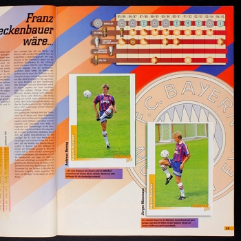 Fußball 96 Panini Sticker Album komplett + Tops Heft