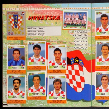 Euro 96 Panini Sticker Album komplett