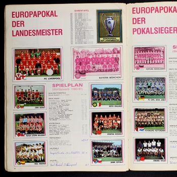 Fußball 81 Panini Sticker Album komplett