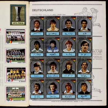 Fußball 81 Panini Sticker Album komplett