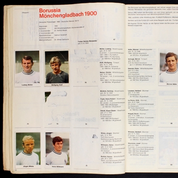 Preview: Fußball 70 Bergmann Album teilgefüllt - lesen