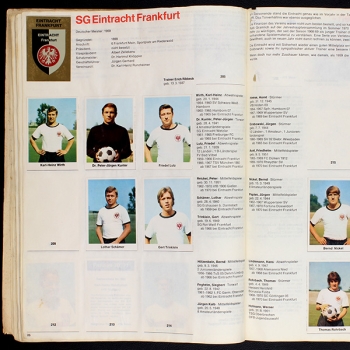 Fußball 70 Bergmann Album teilgefüllt - lesen