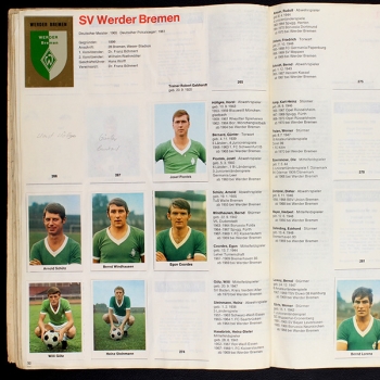 Fußball 70 Bergmann Album teilgefüllt - lesen