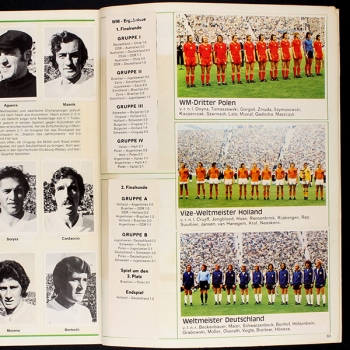 Fußball WM 74 Bergmann Album komplett