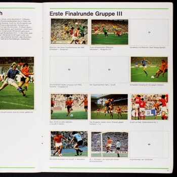 Deutschland Fußball Weltmeister 1974 Bergmann Album teilgefüllt