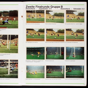 Deutschland Fußball Weltmeister 1974 Bergmann Album teilgefüllt