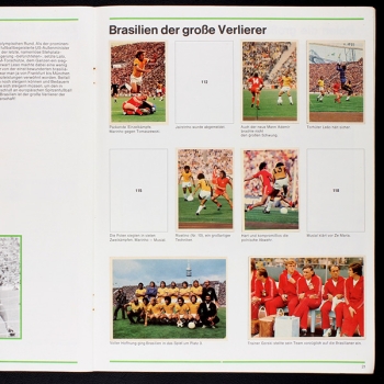 Deutschland Fußball Weltmeister 1974 Bergmann Album teilgefüllt