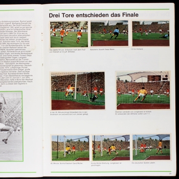 Deutschland Fußball Weltmeister 1974 Bergmann Album teilgefüllt