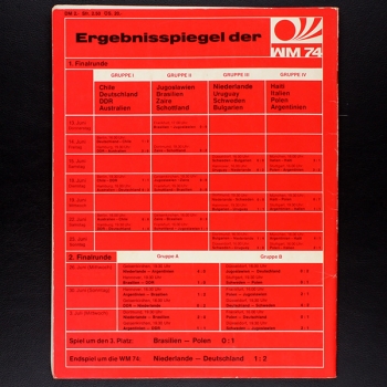 Deutschland Fußball Weltmeister 1974 Bergmann Album teilgefüllt