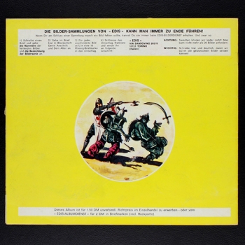 Kampf Abenteuer Edis Sticker Album komplett