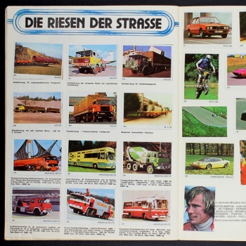 Auto 1977 Americana Sticker Album komplett