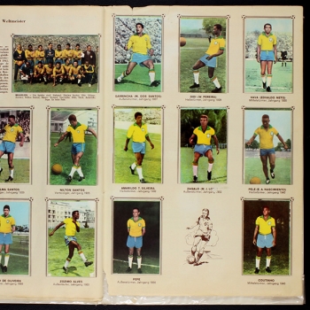 Die neue Bundesliga 1965 Sicker-Verlag Album komplett - Pele