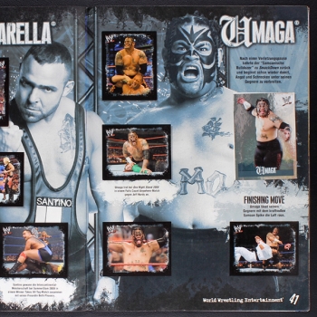 WW Rivals Topps Sticker Album komplett