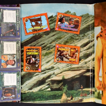 The Flintstones Topps Trading Cards Album komplett