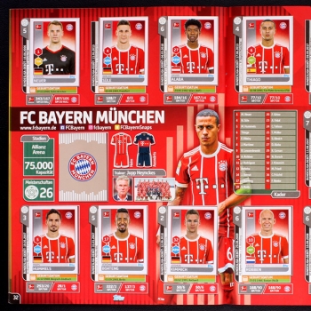 Fußball 2017 Topps Sticker Album komplett