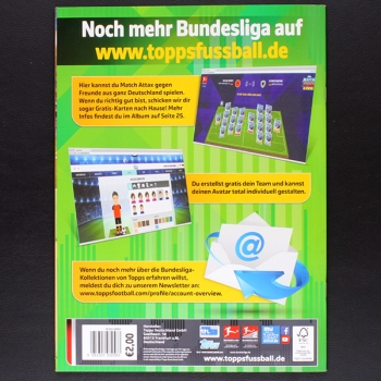 Fußball 2017 Topps Sticker Album komplett