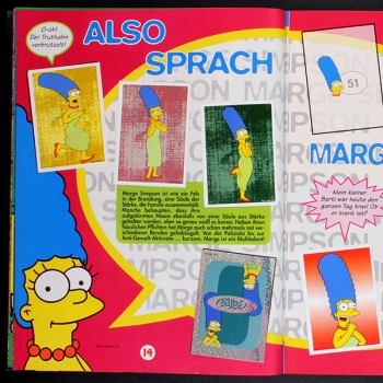Preview: Simpsons 3 Panini Sticker Album teilgefüllt