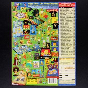 Simpsons 3 Panini Sticker Album teilgefüllt