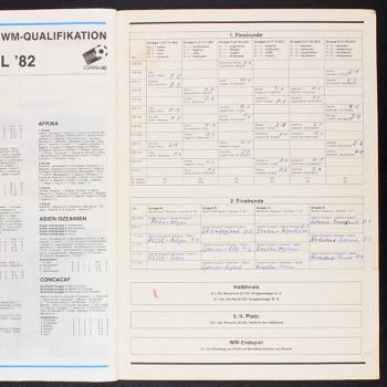 WM 82 Heinerle Sticker Album teilgefüllt