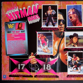 Preview: WWF Wrestling Merlin album with stickers