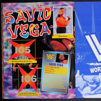 Preview: WWF Wrestling Merlin album with stickers