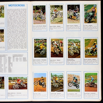 Motor Motos Nimbus Sticker Album komplett