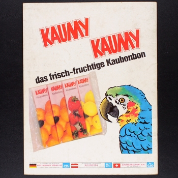 Motor Adventures Panini Sticker Album teilgefüllt