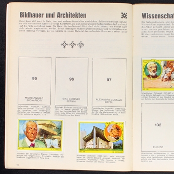 WIP Parade Americana Sticker Album teilgefüllt - lesen