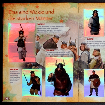 Preview: Wickie Panini Sticker Album komplett