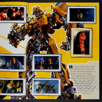 Preview: Transformers Merlin Sticker Album komplett