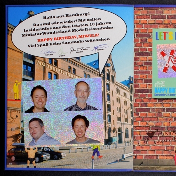 Preview: Miniatur Wunderland Panini Sticker Album fast komplett -1