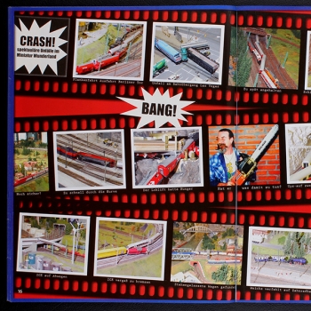 Preview: Miniatur Wunderland Panini Sticker Album fast komplett -1
