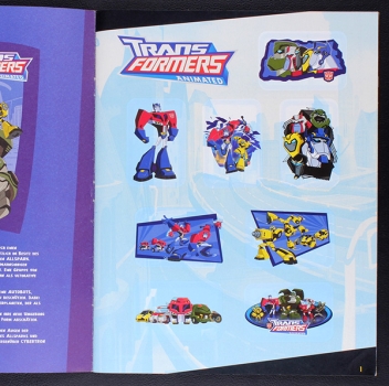 Preview: Transformers Panini Sticker Album komplett