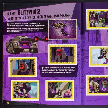 Transformers Panini Sticker Album komplett