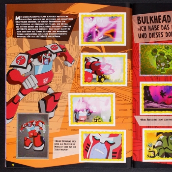 Transformers Panini Sticker Album komplett
