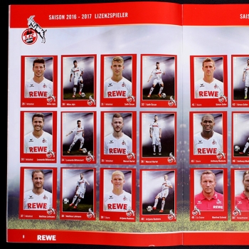 Preview: 1 FC Köln 2016 REWE Sticker Album komplett