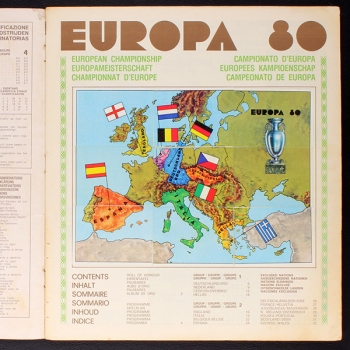 Europa 80 Panini sticker album almost complete -1