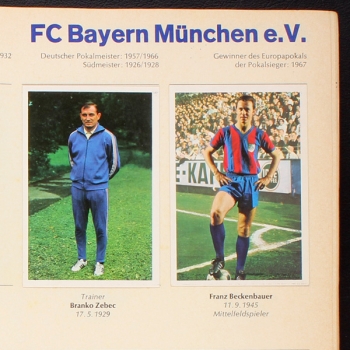 Preview: Bundesliga 68 Bergmann Album teilgefüllt