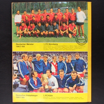 Bundesliga 68 Bergmann Album teilgefüllt