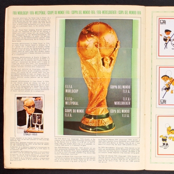 München 74 Panini Sticker Album teilgefüllt - lesen