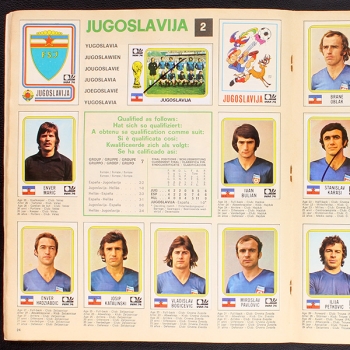 München 74 Panini Sticker Album teilgefüllt - lesen