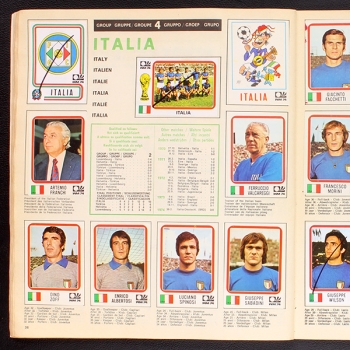 München 74 Panini Sticker Album teilgefüllt - lesen