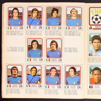 München 74 Panini Sticker Album teilgefüllt - lesen