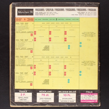 München 74 Panini Sticker Album teilgefüllt - lesen