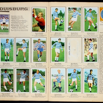 Preview: Bundesliga Asse 1966 Sicker-Verlag Album fast komplett - lesen